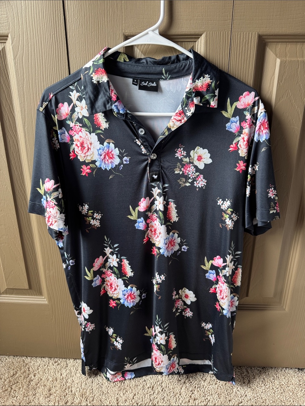 Bad Birdie Floral Golf Polo